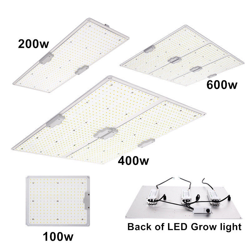 Angelila LED Grow Lights 600W Full Spectrum Daisy-Chain Dimmable Function for Indoor Plants Flowers Vegetables Greenhouse Hydroponic